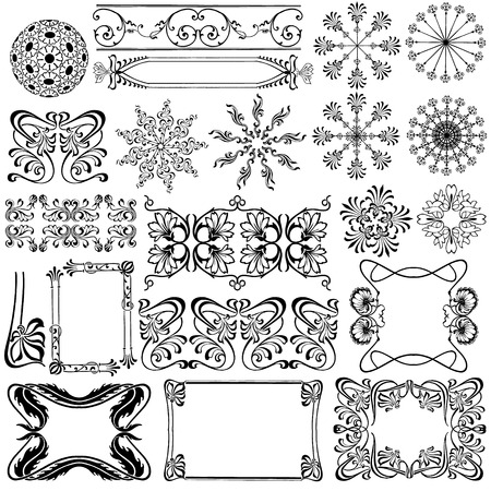 design elements for decorationのイラスト素材