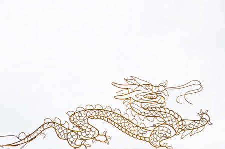 Dradon gold lineの写真素材