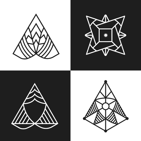 Abstract geometric  element. Vector template for your company.のイラスト素材