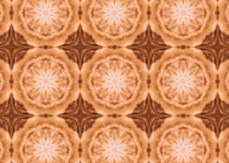 Brown Fractal Abstract Background Art