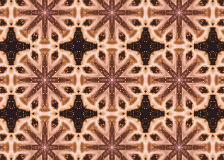 Brown Fractal Abstract Background Art