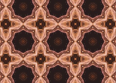 Brown Fractal Abstract Background Art