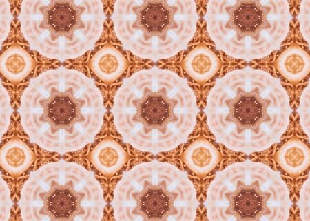 Brown Fractal Abstract Background Art