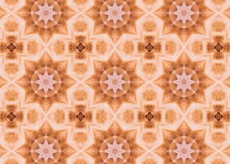 Brown Fractal Abstract Background Artの写真素材