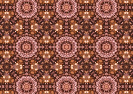 Brown Fractal Abstract Background Art