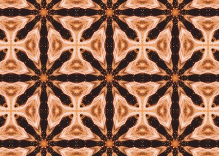 Brown Fractal Abstract Background Art