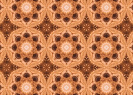 Brown Fractal Abstract Background Art