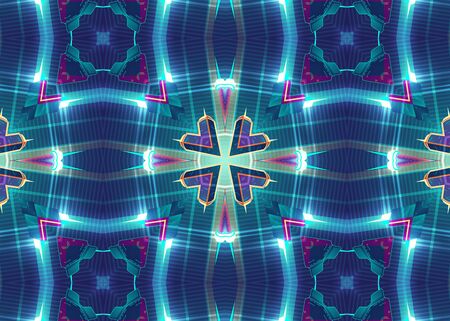 Colorful Fractal Abstract Background Art