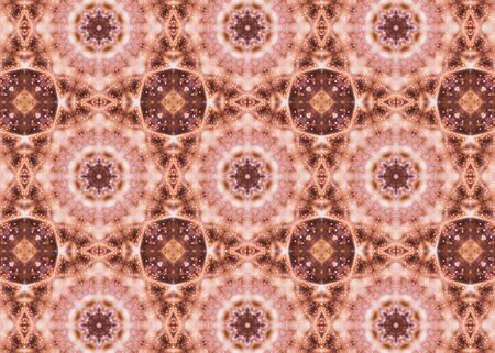 Brown Fractal Abstract Background Art