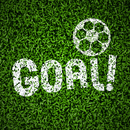 green grass background and white text area copyspaceのイラスト素材