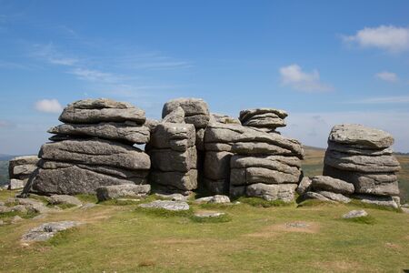 Dartmoor National Park, Devon UK. Traditional rural and moor