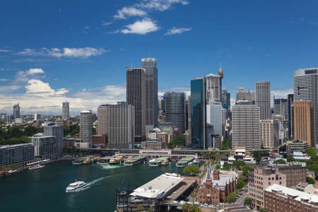 Central Business District Sydney Harbour area Australia 12.12.2013のeditorial素材