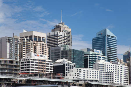 Central Business District Sydney Harbour area Australia 12.12.2013のeditorial素材