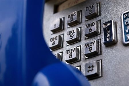 Pay Phone Macroの写真素材