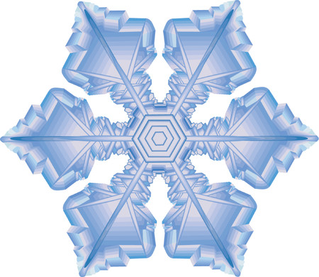 snowflakeのイラスト素材