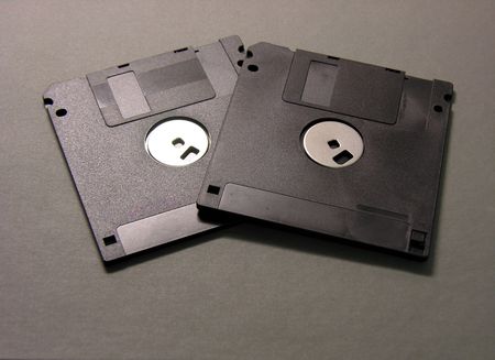 Two Floppy Disks