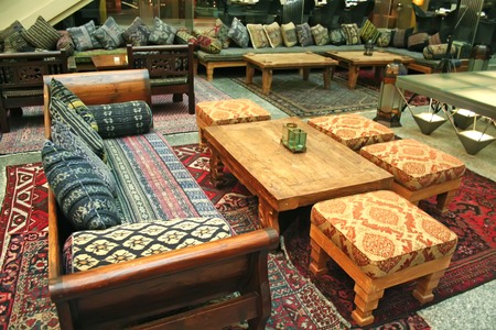 Arabic middle-eastern style interior design and furniture