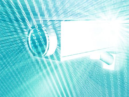 Security camera digital surveillance equipment illustration