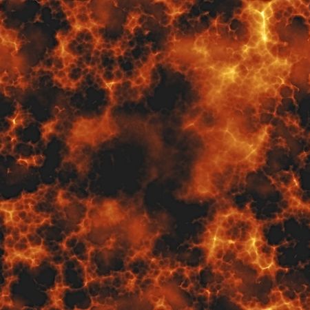 Rendererd illustration of fiery explosion and flames texture