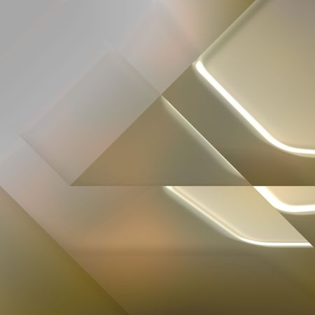 Abstract background design with smooth metallic  angular geometric shapes
