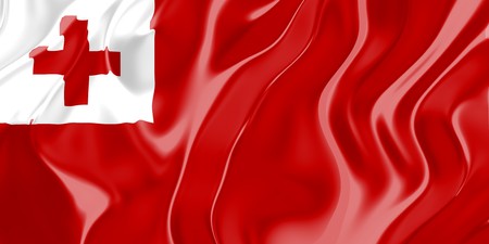 Flag of Tonga, national country symbol illustrationの写真素材