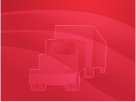 Illustration of a truck showing land transportの写真素材