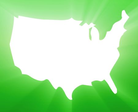 Map of the United States of Americaの写真素材