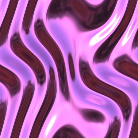 Warped reflective chromed metal surface texture backgroundの写真素材