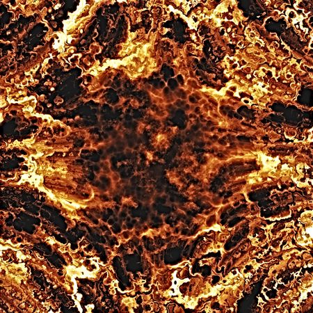 Fiery explosion and flames texture, rendered illustration