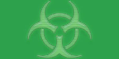 Flag of Libya, national country symbol illustration health warning alertの写真素材