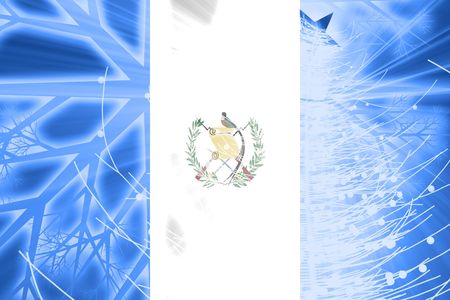 Flag of Guatemala, national country symbol illustration christmas holidays seasonの写真素材