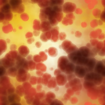 Medical bacterial biological living cells concept background illustration