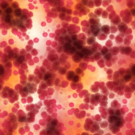 Medical bacterial biological living cells concept background illustration