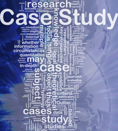 Background concept wordcloud illustration of case study internationalの写真素材