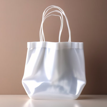 Plastic bag pouch, generic blank product packaging mockupの素材