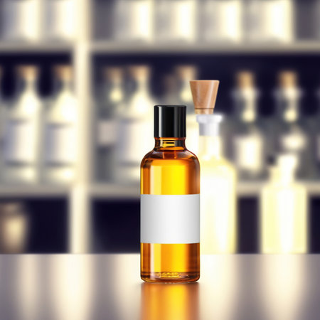 Aromatherapy oil essential oil dispenser,  empty blank generic product packaging mockupの素材
