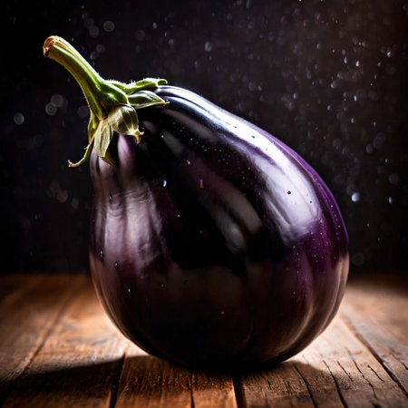 Eggplant fresh raw organic vegetableの素材