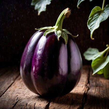 Eggplant fresh raw organic vegetableの素材