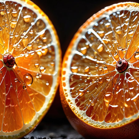 Orange fresh raw organic fruitの素材