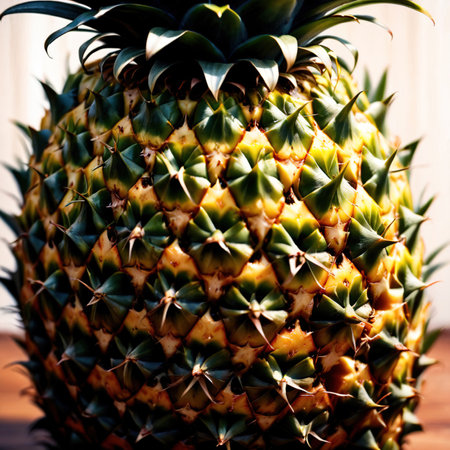 Pineapple fresh raw organic fruitの素材