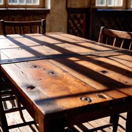 Table , wooden household furniture on which to place itemsの素材