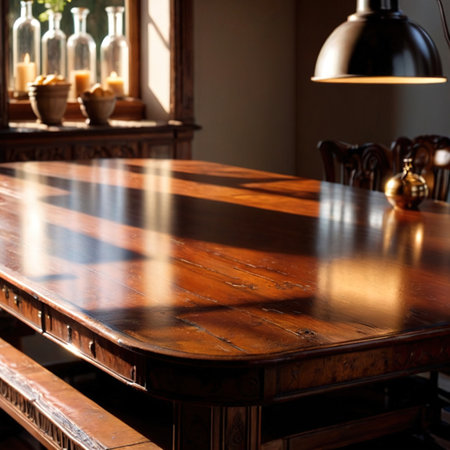 Table , wooden household furniture on which to place itemsの素材