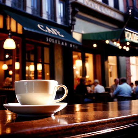 coffee americano , italian style diluted coffee hot beverage drinkの素材