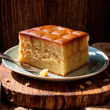 Butter Cake , traditional popular sweet dessert cakeの素材