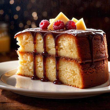Butter Cake , traditional popular sweet dessert cakeの素材