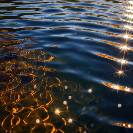 water ripples, clean pure alpine waterの素材