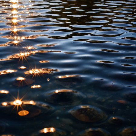 water ripples, clean pure alpine waterの素材