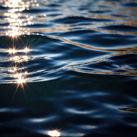 water ripples, clean pure alpine waterの素材