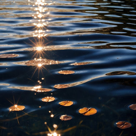 water ripples, clean pure alpine waterの素材