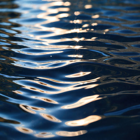 water ripples, clean pure alpine waterの素材